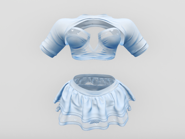 :TTC: - Twistys Rose Outfit - Blue