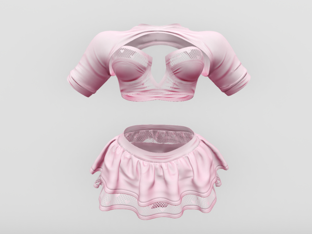 :TTC: - Twistys Rose Outfit - Pink