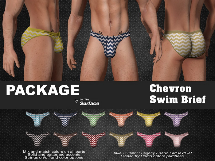 PACKAGE - Swim Brief v2 - Chevron