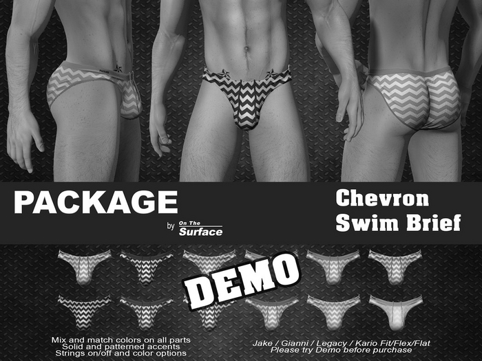 PACKAGE - Swim Brief v2 - Chevron - DEMO