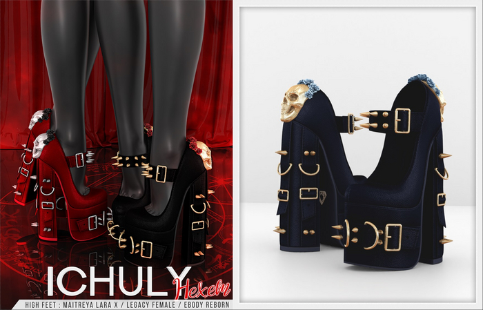 ICHULY. Hexem : Boots - Indigo