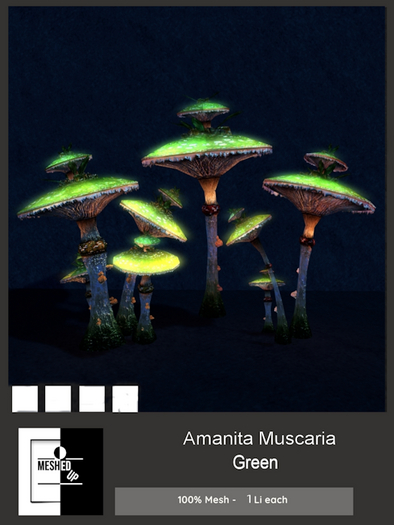 MeshedUp: Amanita Muscaria Green Pack - Add Me