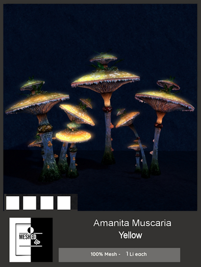 MeshedUp: Amanita Muscaria Yellow Pack - Add Me