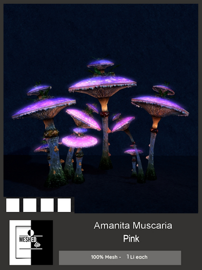 MeshedUp: Amanita Muscaria Pink Pack - Add Me