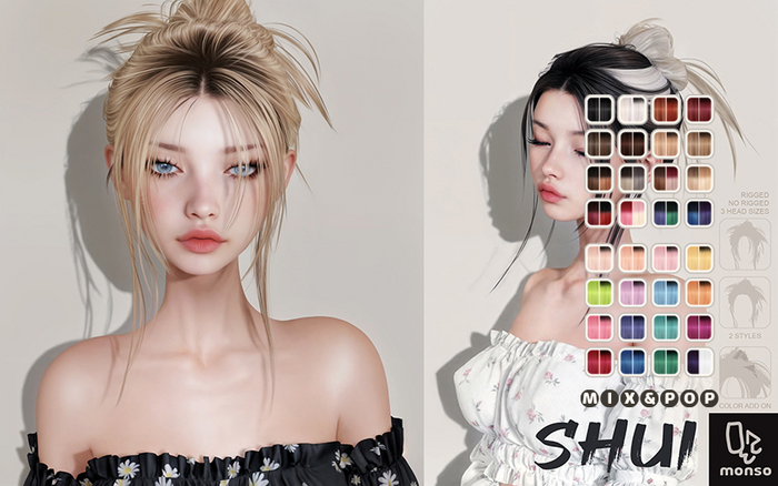[monso] Shui Hair /Mix & Pop