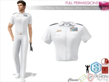 Full Perm Men's Navy Sea Air Captain Pilot White Tucked In Shirt For Bellaz Jake Signature Gianni Legacy Slink Classic