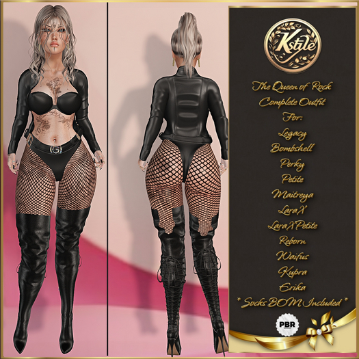 [K-Style] THE QUEEN OF ROCK COMPLETE OUTFIT #1