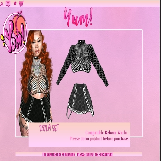 Yum! Lola Blk set Waifu