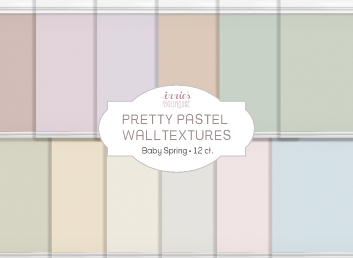 i { DH } Pretty Pastel Crown Molding Walls *Baby Spring*