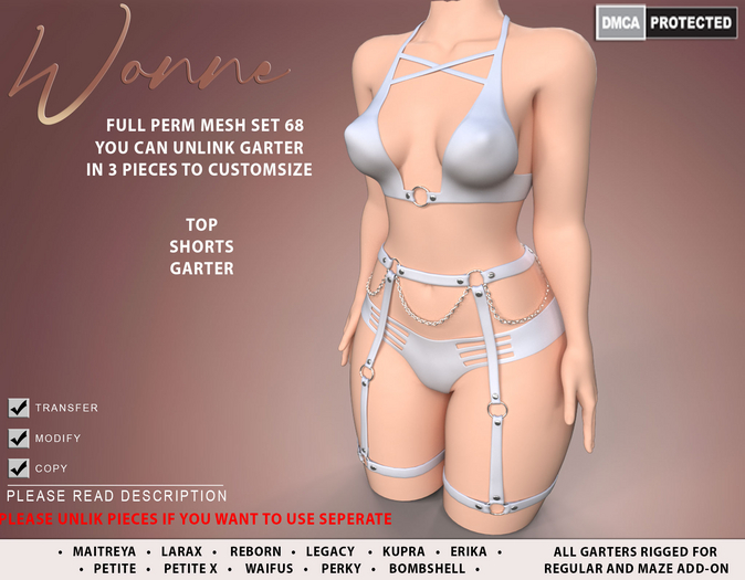 WONNE (68) Full Perm Mesh 