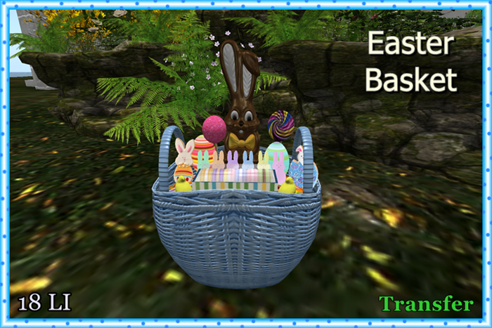 2025 Easter Basket Blue