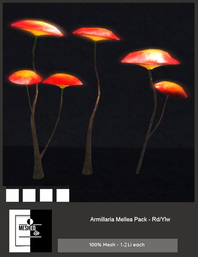 MeshedUp: Armillaria Mellea Pack - Rd/Ylw Add Me