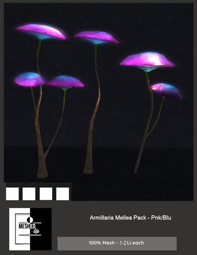 MeshedUp: Armillaria Mellea Pack - Pnk/Bl Add Me