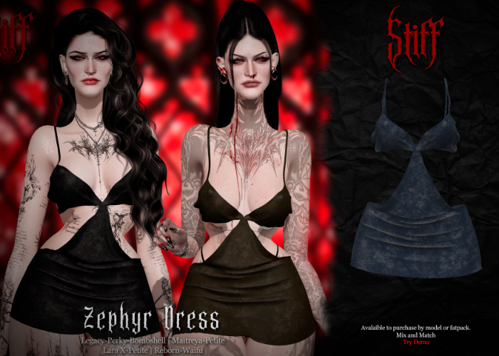 Stiff - Zephyr Dress - Azura