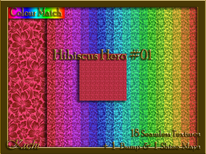 Hibiscus Hero #01 Texture Pack
