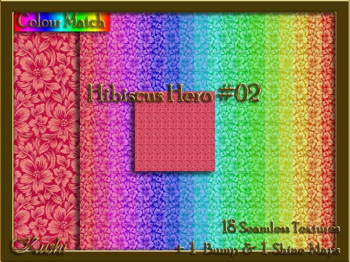 Hibiscus Hero #02 Texture Pack