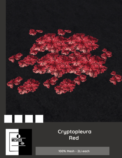 MeshedUp: Cryptopleura Red 