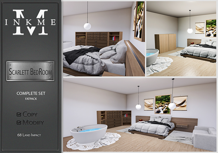 ::InkMe:: Scarlett BedRoom FATPACK