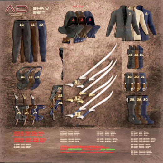 32 Shay SWORDS Brown - [AD]
