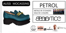 Baiastice_Aussi Mocassins-Petrol