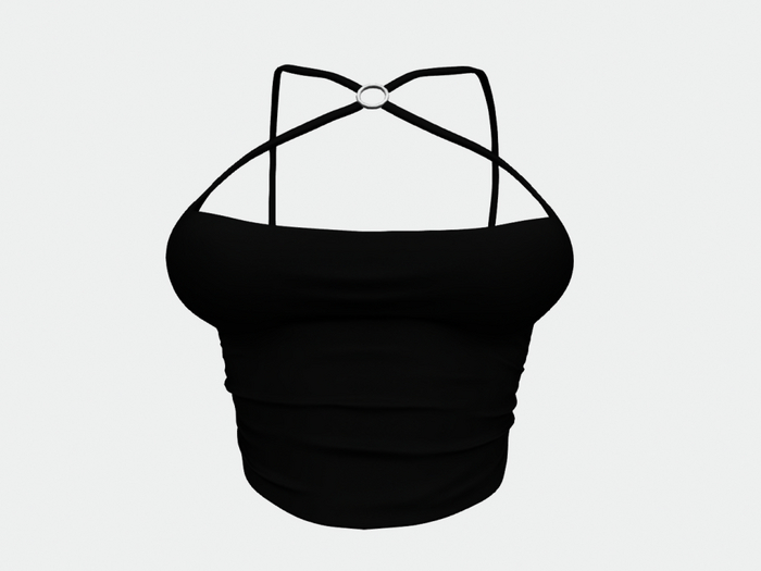 REVOLUTION - Ringer Top (Black)