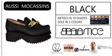 Baiastice_Aussi Mocassins-Black