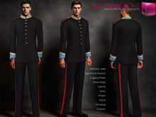Full Perm Men's Ceremonial Military Uniform for Belleza Jake Signature Gianni Legacy Slink Classic Gamit Adin Onupup