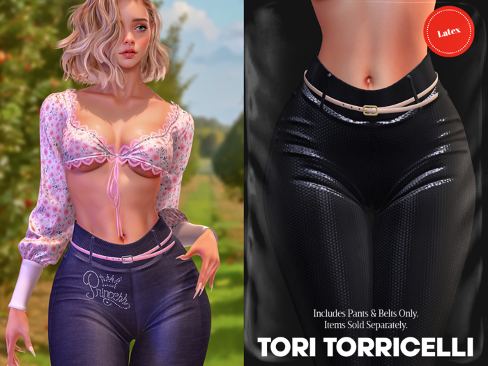 TORI TORRICELLI // Petra Pants ~Latex~ // Black