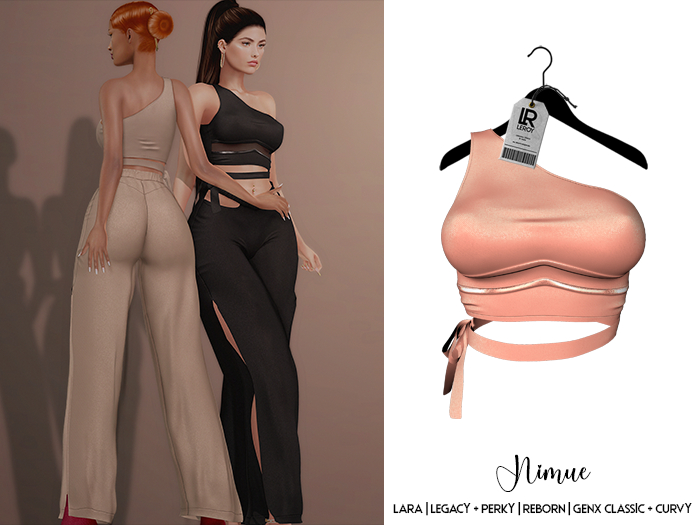 LEROY - Nimue Cropped - Peach