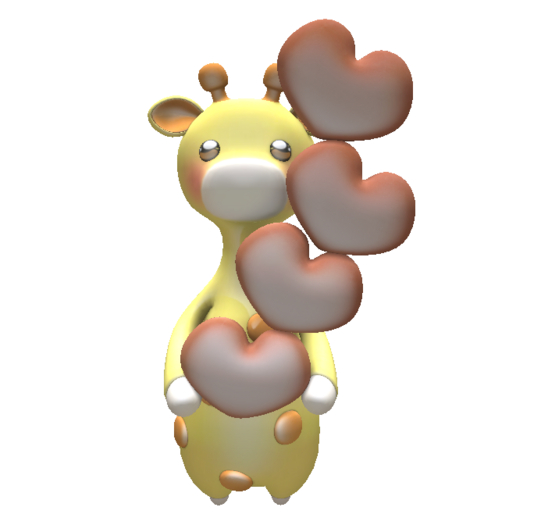 * In Love Giraffe * Yellow Decoration 2