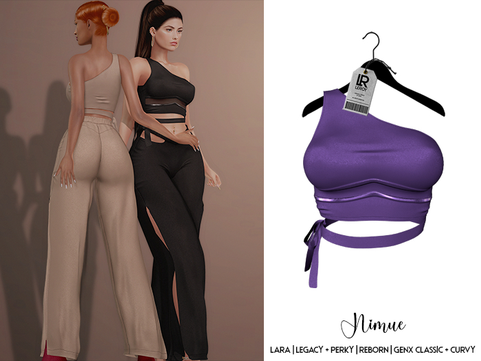 LEROY - Nimue Cropped - Purple