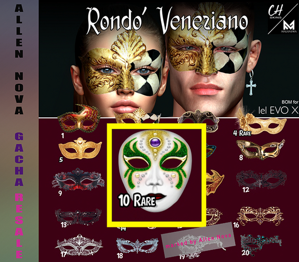 10 RARE Rondo Veneziano Venezia 29 EVO X - SALE !