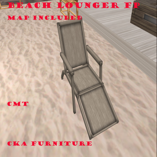 Beach Lounger FP Boxed with Map and example