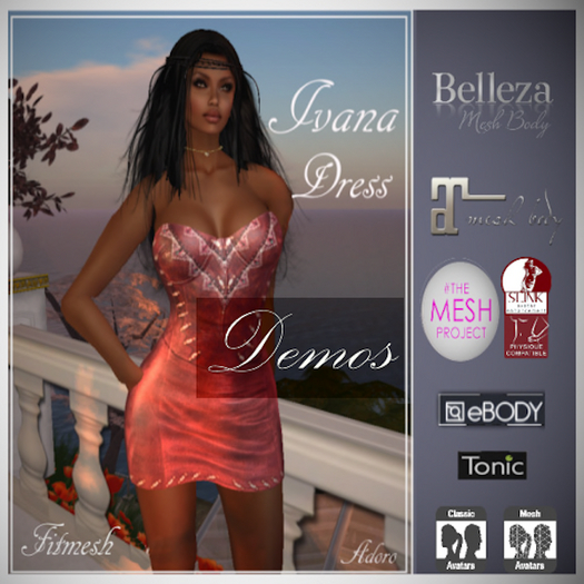 Ivana Dress  MESH BODYS Edition  DEMOS 