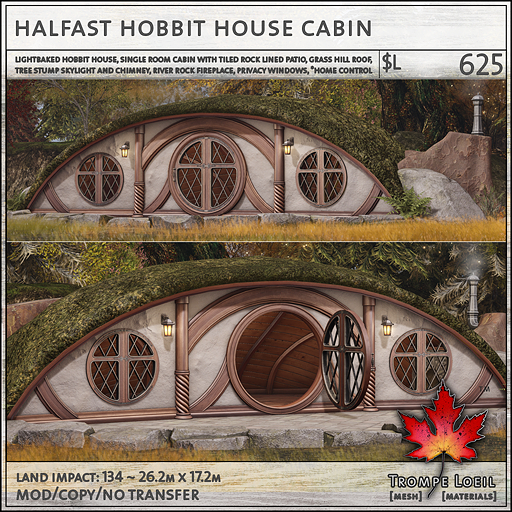 Trompe Loeil - Halfast Hobbit House Cabin [mesh]