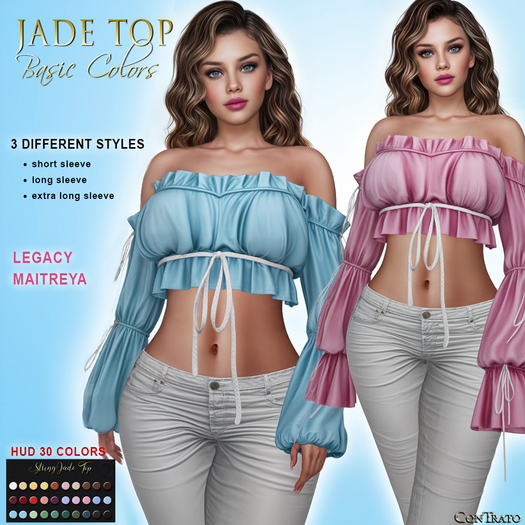[ConTrato] Jade Top Basic Colors