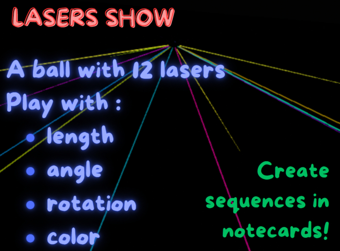 Lasers show