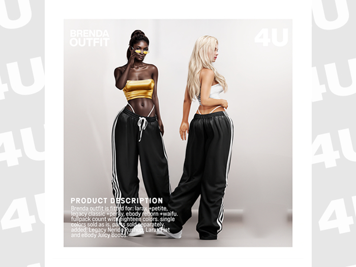 4U. Brenda Trackpant - Fullpack