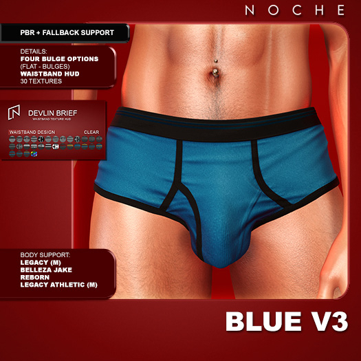 Noche. Devlin Briefs Blue