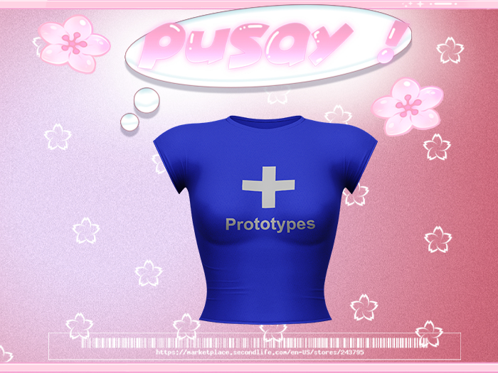 PUSAY "4EVERSEXY" SHIRTS - Blue 