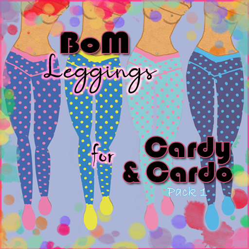 Cardy & Cardo BoM socks - DOTS pack 1