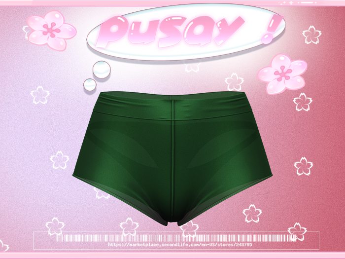 PUSAY "4EVERSEXY" SHORTS - Green 