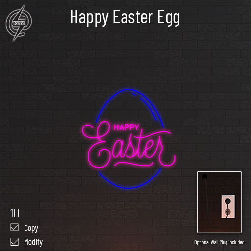 Happy Easter Egg - @Signs