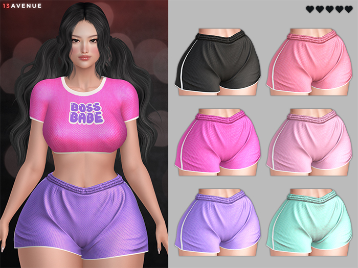 [-50% OFF] Lena Shorts - FATPACK - COPY & MOD • LaraX • Reborn • Legacy • PetiteX • Waifu • Perky