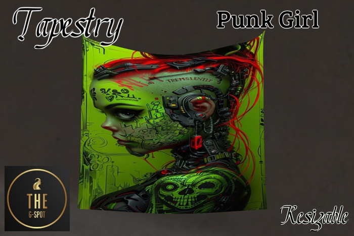 Punk Art Tapestry