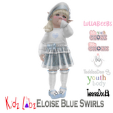 KL Eloise Swirls Blue Outfit Boxed