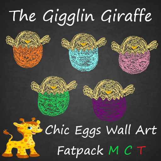 Chic Eggs Wall Art Fatpack