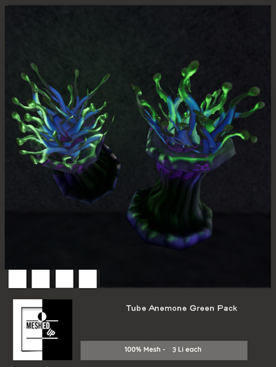 MeshedUp: Tube Anemone Green Pack Add Me