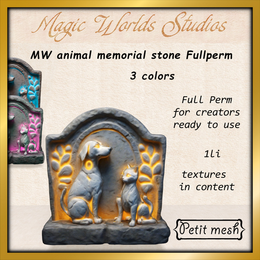 MW animal memorial stone Fullperm