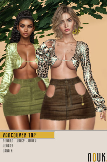 Nouk. Vancouver Top Animal Print